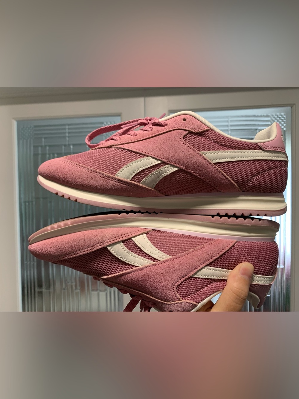 Pink Reebok Sneakers - Size 9 - Picture 4 of 10